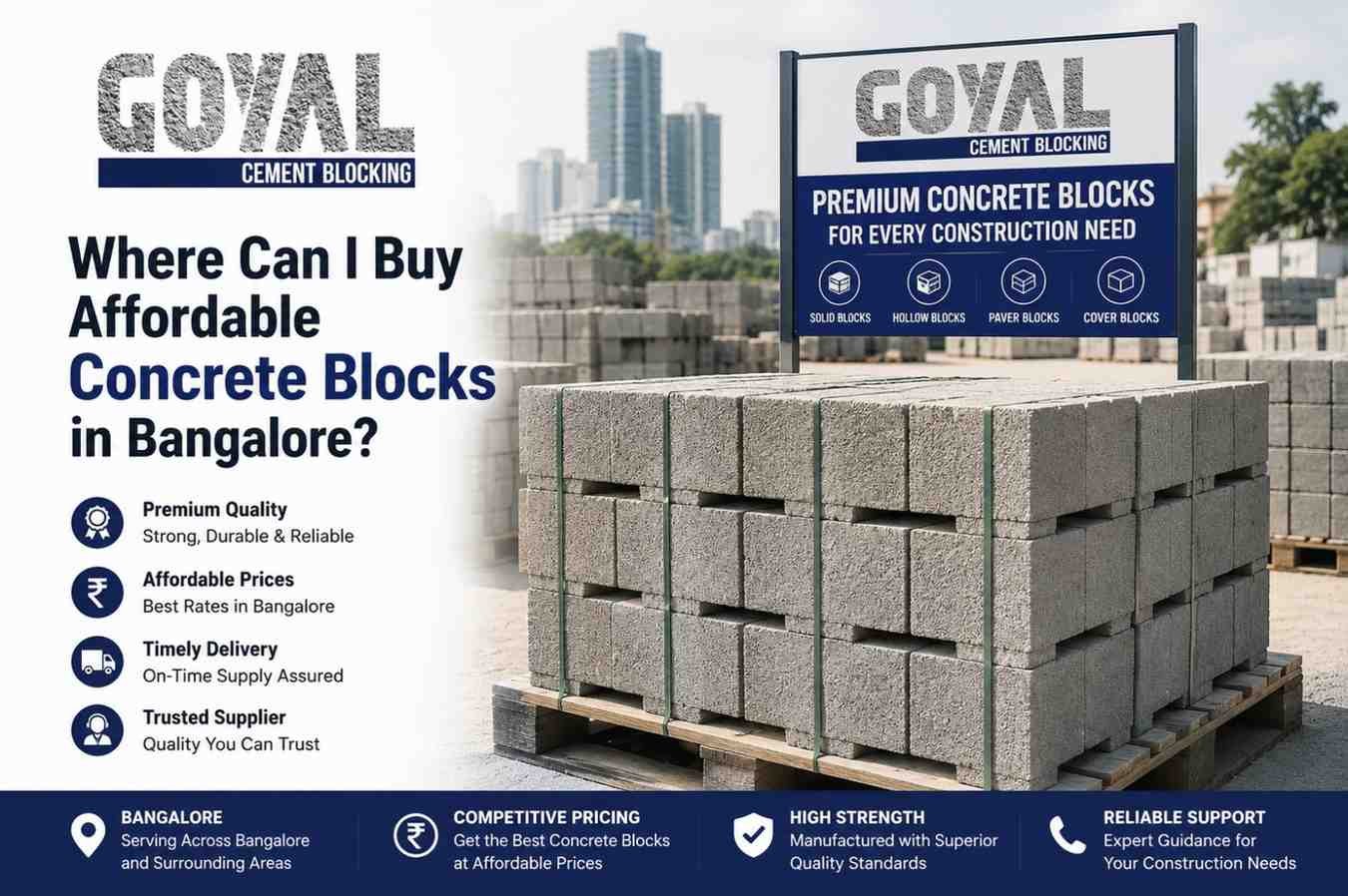 Where Can I Buy Affordable Concrete Blocks in Bangalore?